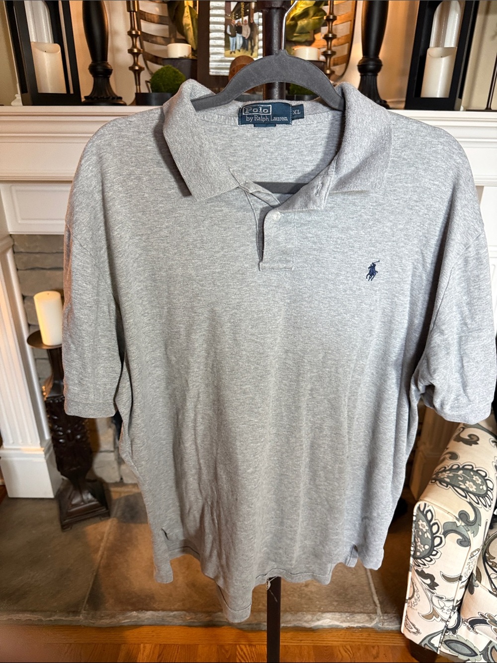 Polo by Ralph Lauren Light Gray Short Sleeve Polo